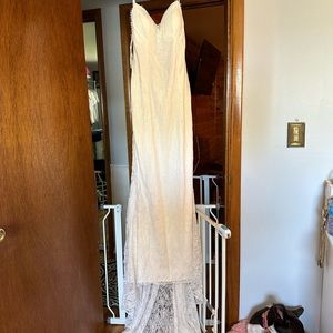 Galina Signature Mermaid Style Lace Wedding Dress